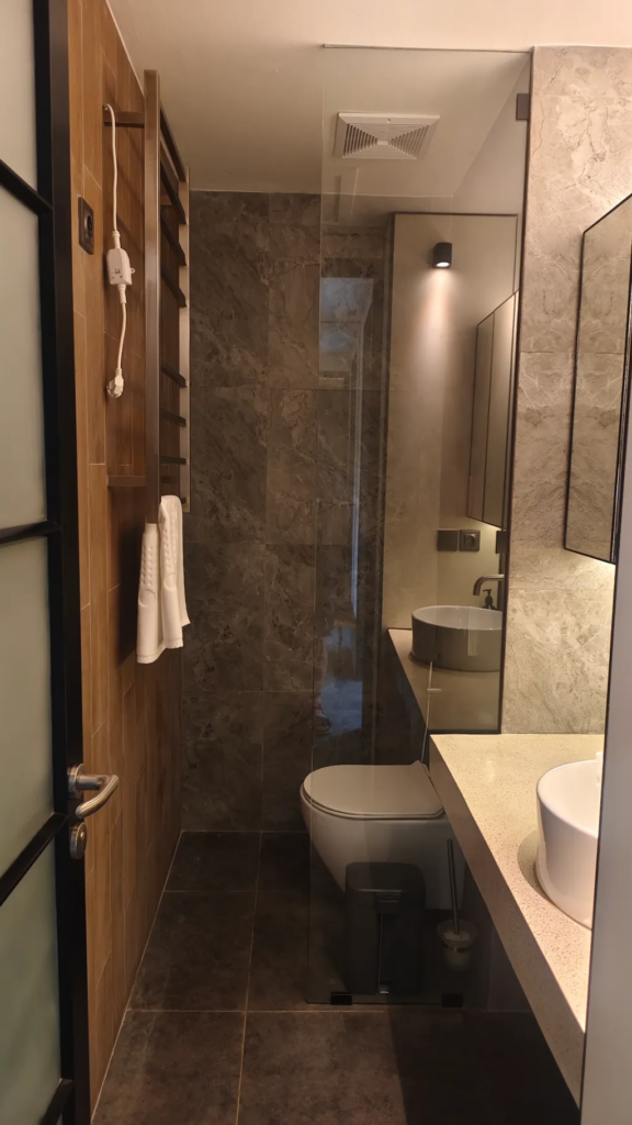 Modern bathroom with elegant design